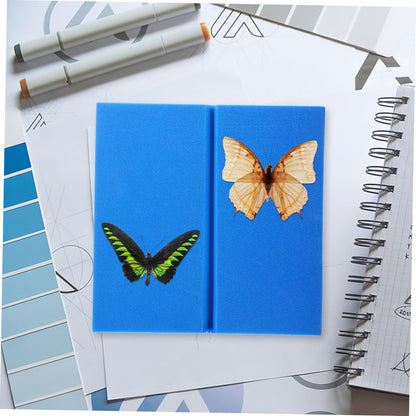 OUNONA 2pcs Eva Butterfly Specimen Spreading Board for High-Density Foam Insect Pinning Tools for Classroom Teaching and Display Museums and Collections