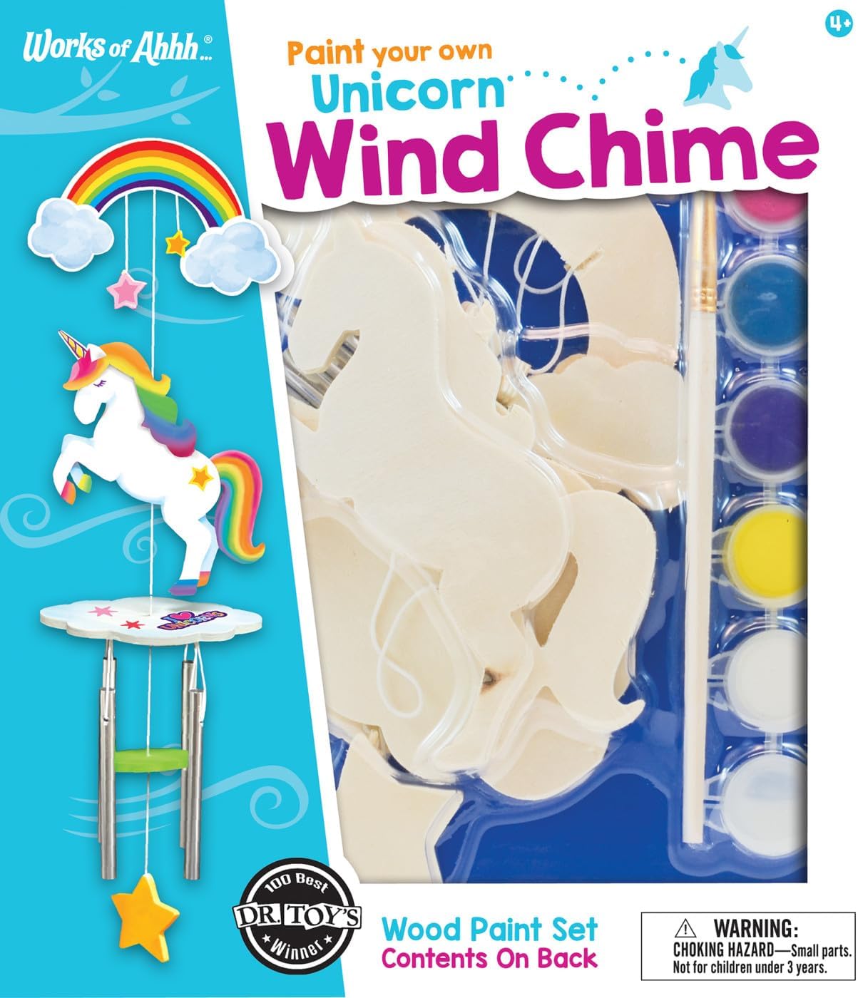 Works of Ahhh... Craft Set - Solar System Mobile Classic Wood Paint Kit