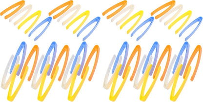 20PCS Toddler Plastic Tweezers Sensory Tongs Experiments Toy Tweezers Craft Non-slip Plastic Teaching DIY Craft Project Accessories Beading Kit