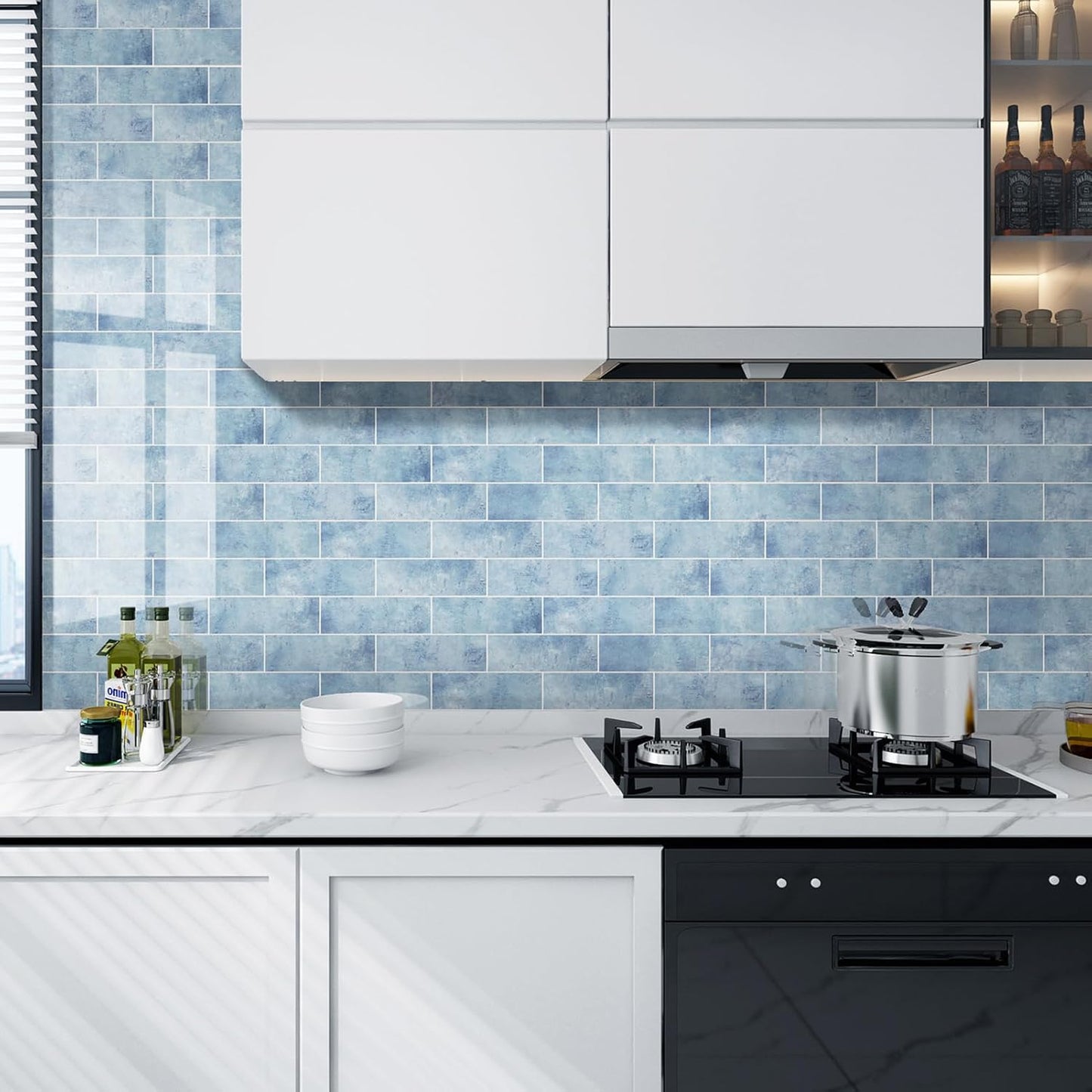 Tilingview 30 PCS Peel and Stick Backsplash Tile for Kitchen/Bathroom/Living Room, 3"x 9" Self-Adhesive Subway Tile for Backsplash, Matte Textures Tiles/Handmade Tiles (Sand Color)