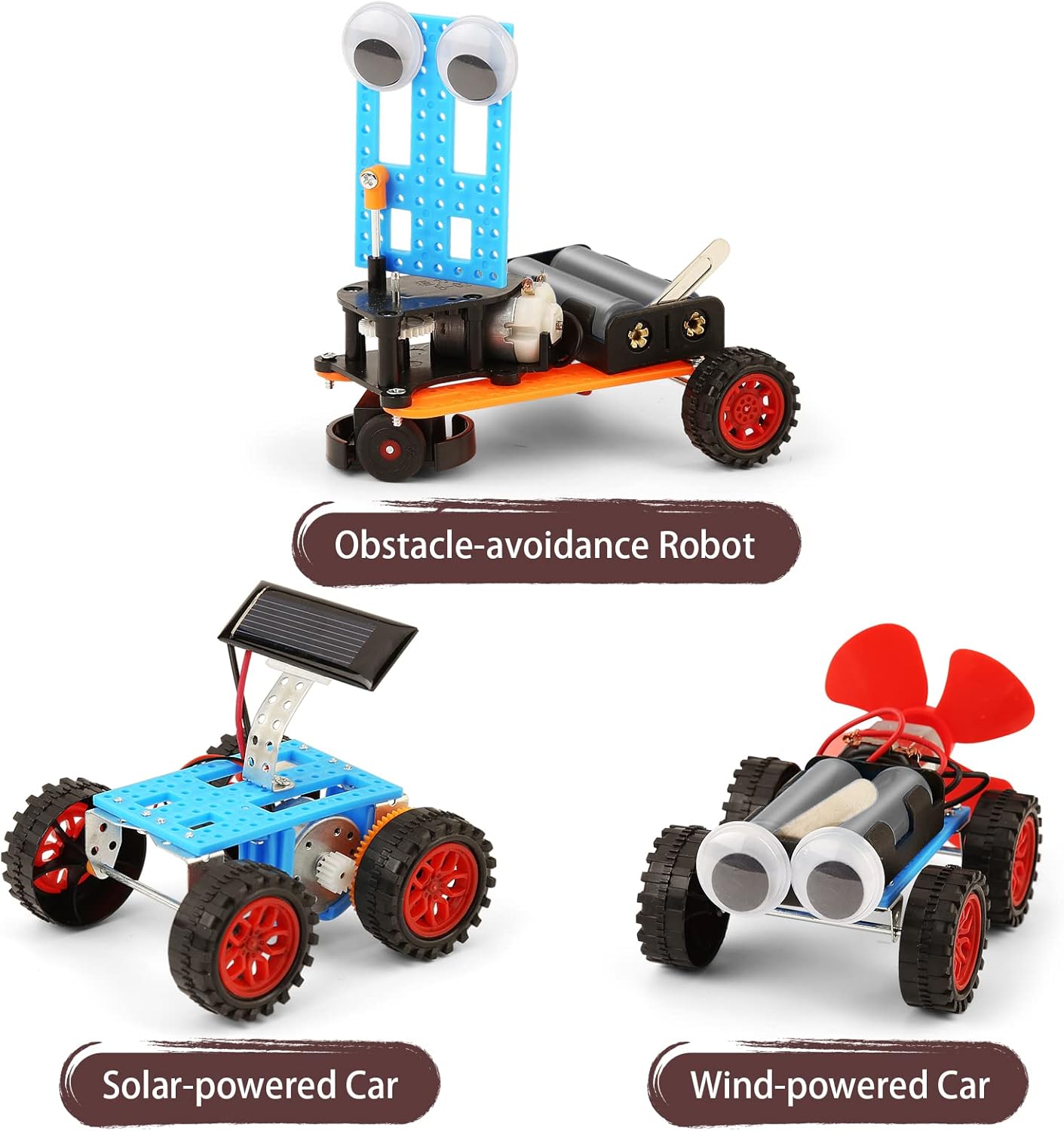 11 Set STEM Kits for Ages 8-13 10-12, Engineering & Physics Science kit, Robot Building Science Experiments, Boys Robotics Toys Gifts for 8-10 11 12 13 14