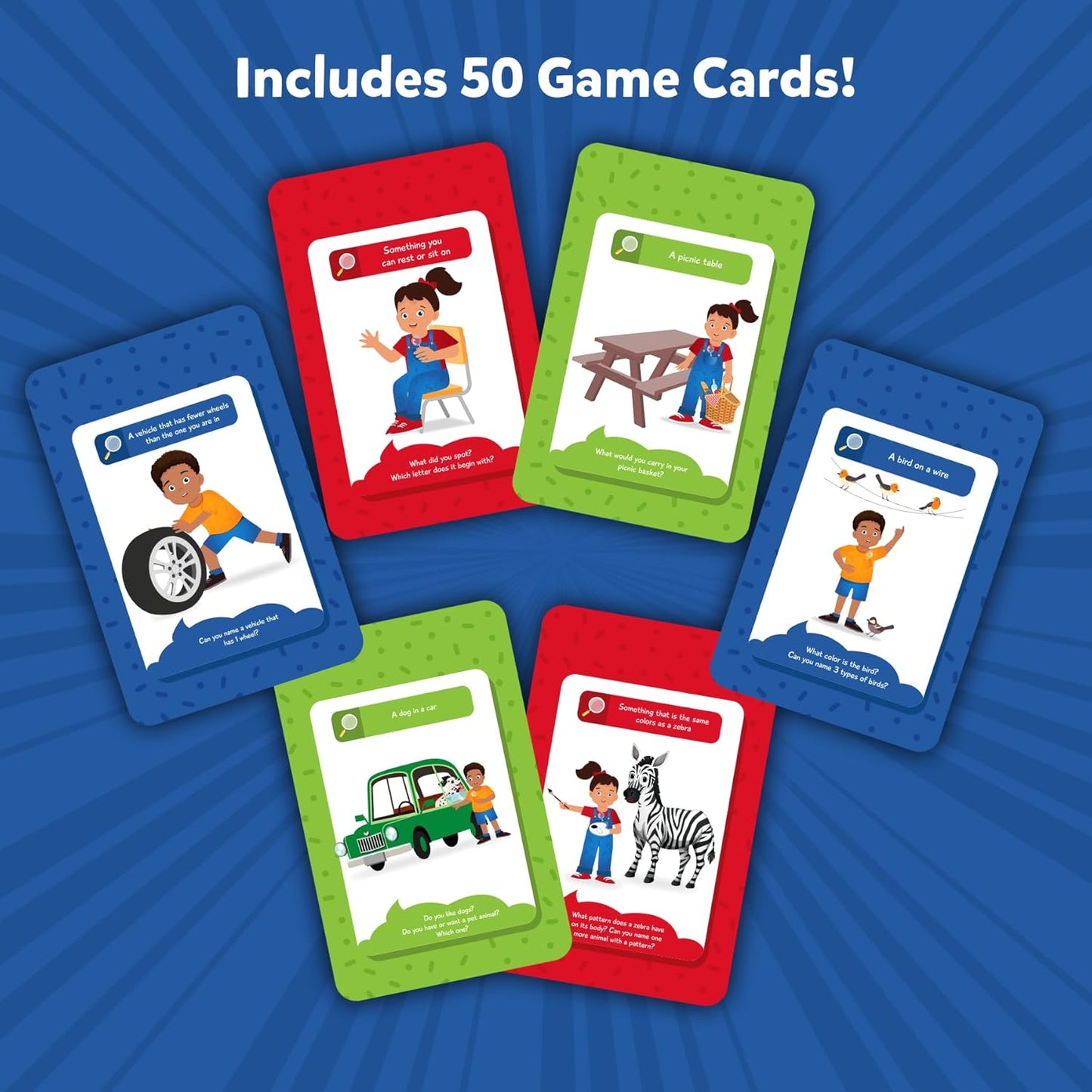 Skillmatics Outdoor Scavenger Hunt Card Game - Found It, Learning Toys, Educational Game Collections, Gifts for Kids, Boys, Girls and Families, for Ages 4, 5, 6, 7, Perfect for Home, School, Playdates