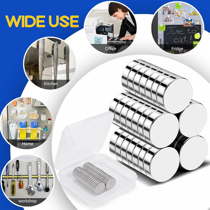 320Pcs Small Neodymium Magnets, 6x2mm Small Rare Earth Magnet Mini Magnets for Whiteboard, Office, School, STEM Measurement Kit, 3D Printing,Science Experiments