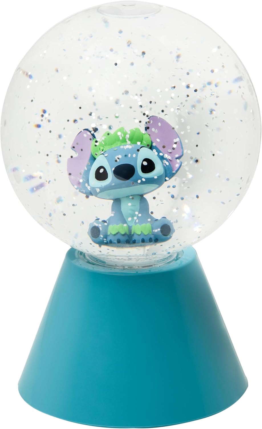 Paladone Disney Lilo & Stitch LED Glitter Ball, Officially Licensed Gift, Color Changing Light-Up Snow Globe for Kids, Teens, Adults, Compact Design