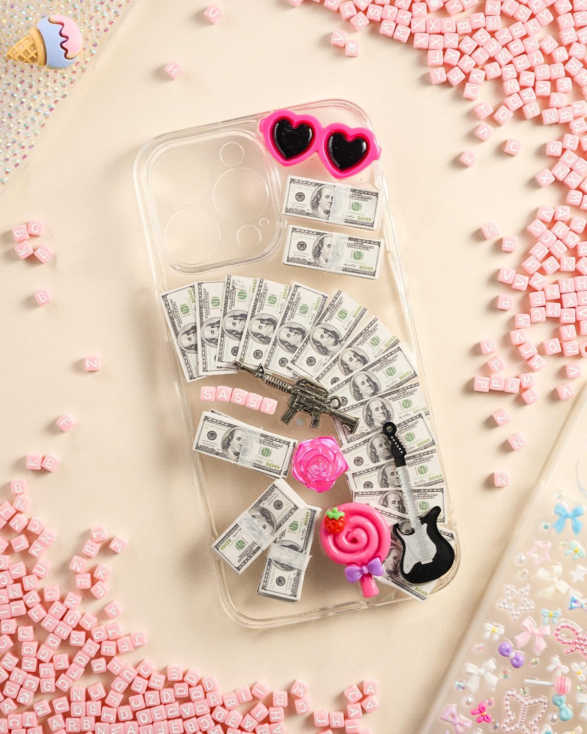 DoDoBeads 1270 Pcs Letter Beads Kit, White and Colorful Square Acrylic Alphabet Beads with Extra Vowels, Numbers & Spacers, Perfect for Friendship Bracelets