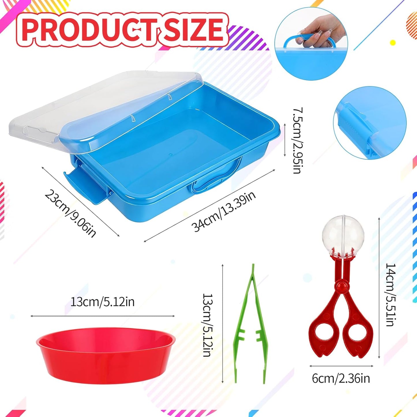 320 Pcs Sensory Bin Fillers Include 200 Pompoms 60 Simulated Ice Cubes 42 Resin Axolotl 12 Cups 4 Tweezers 2 Clips Fine Motor Skills Toys Set Sensory Table Filler