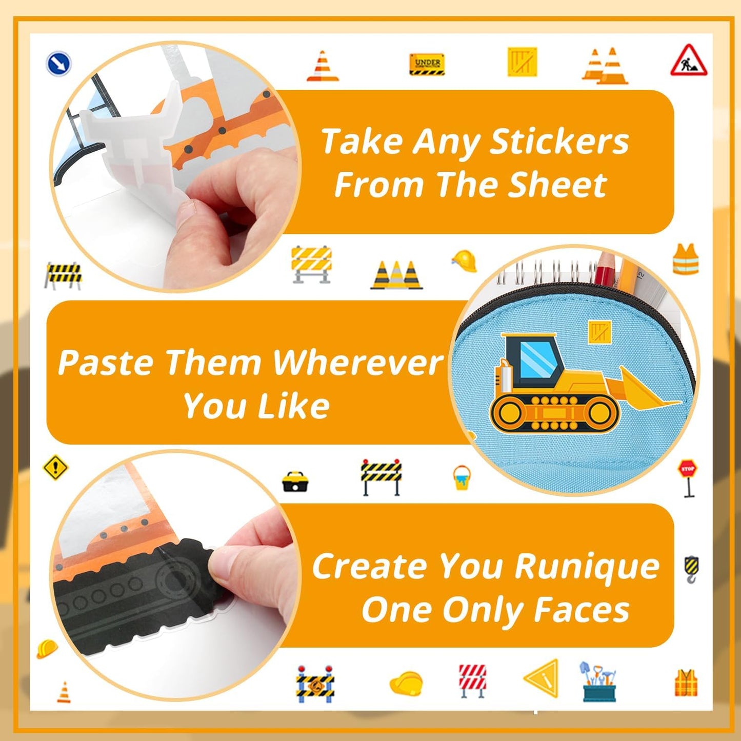 24-Sheet Make Your Own Science Sticker Kit | Microscope, DNA & Scientist Designs - Reusable Educational Decor for Classrooms & Kids Rooms