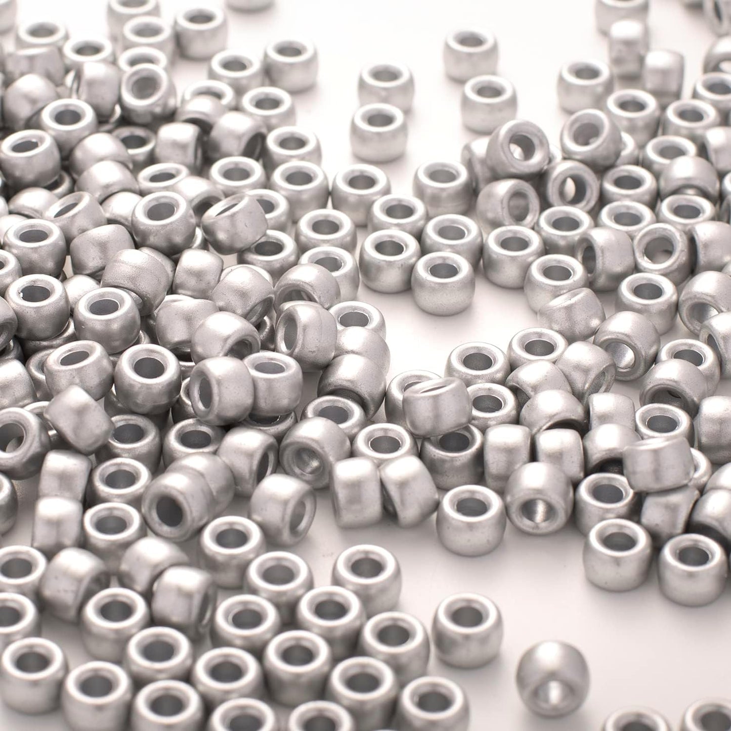 Gxueshan 1000 Pcs Acrylic Black Pony Beads 6x9mm Large Hole Pen Hair Kandi Beads Bulk for Friendship Bracelet Necklace Jewelry Making Earring Braiding Kit