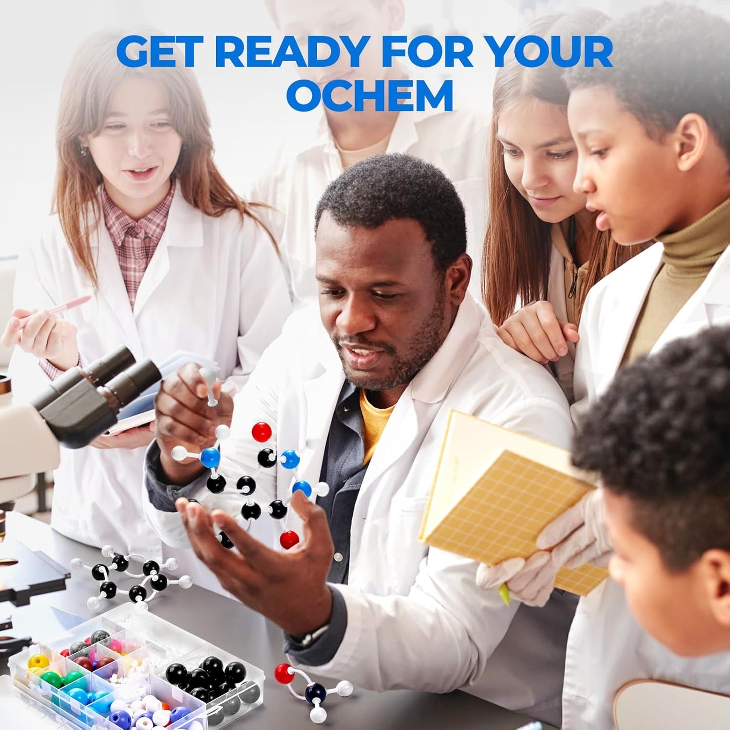 JoyCat Molecular Model Kit (238pcs), Organic Chemistry Molecule Science Gifts for Ochem and Inorganic Students and Teachers