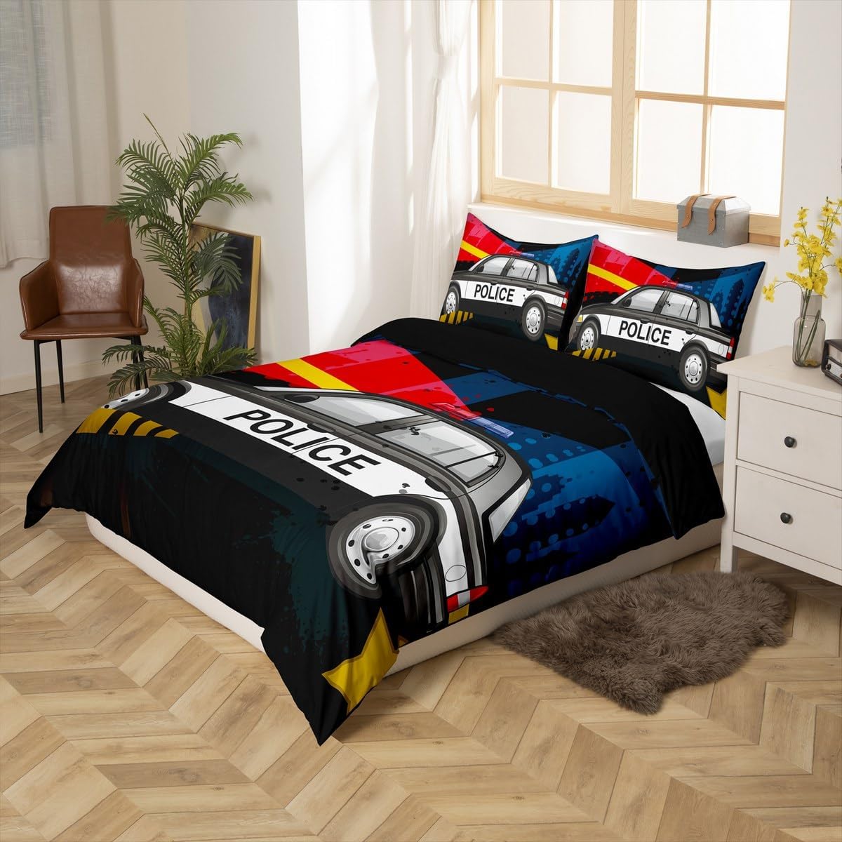 Laboratory Bedding Set Chemistry Lab Duvet Cover For Kids Teen Boys Girls Test Tube Microscope School Graffiti Comforter Cover Chemical Elements Science Theme Bedclothes 2Pcs Twin Size Gray