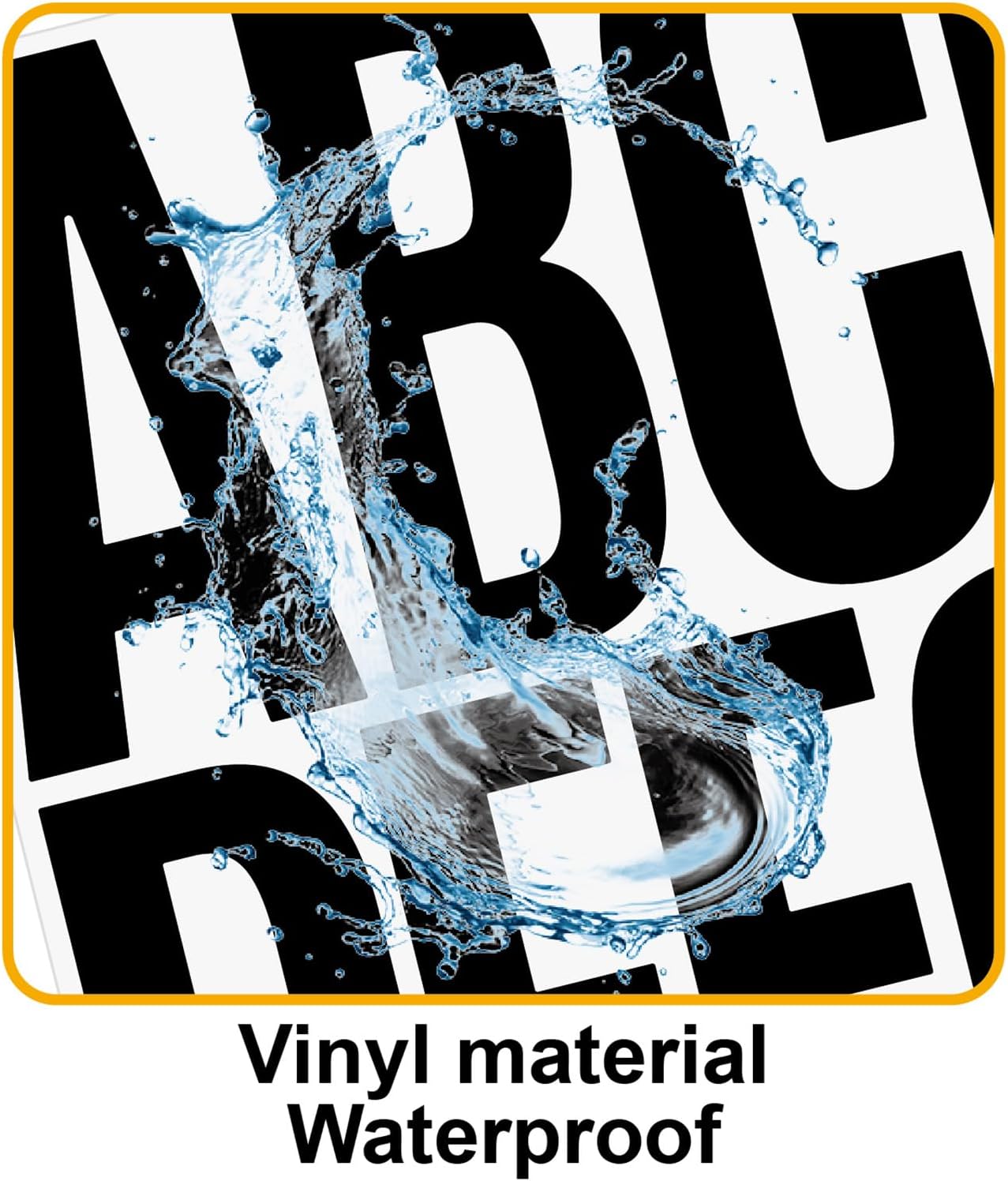 480 Pcs Waterproof 3" Vinyl Alphabet & Number Stickers - Self-Adhesive for Mailboxes, Windows, Doors, Signs, Vehicles & More, Black