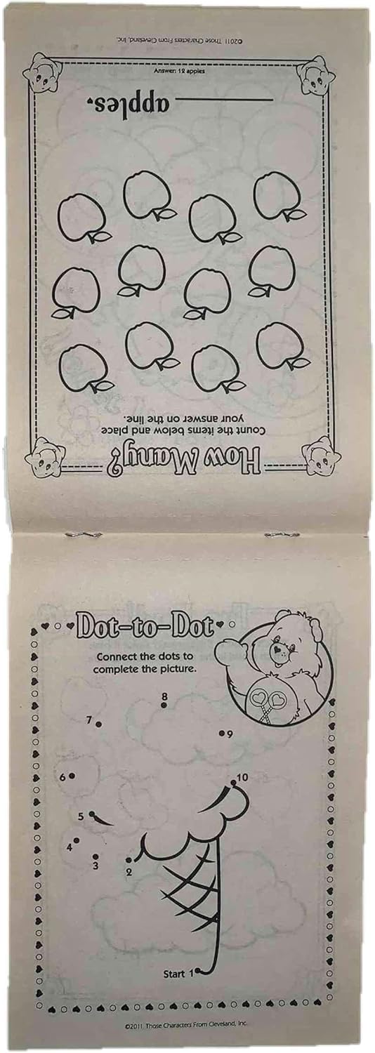 Care Bears Coloring and Activity Pad 3 Pack, Bear Time for All