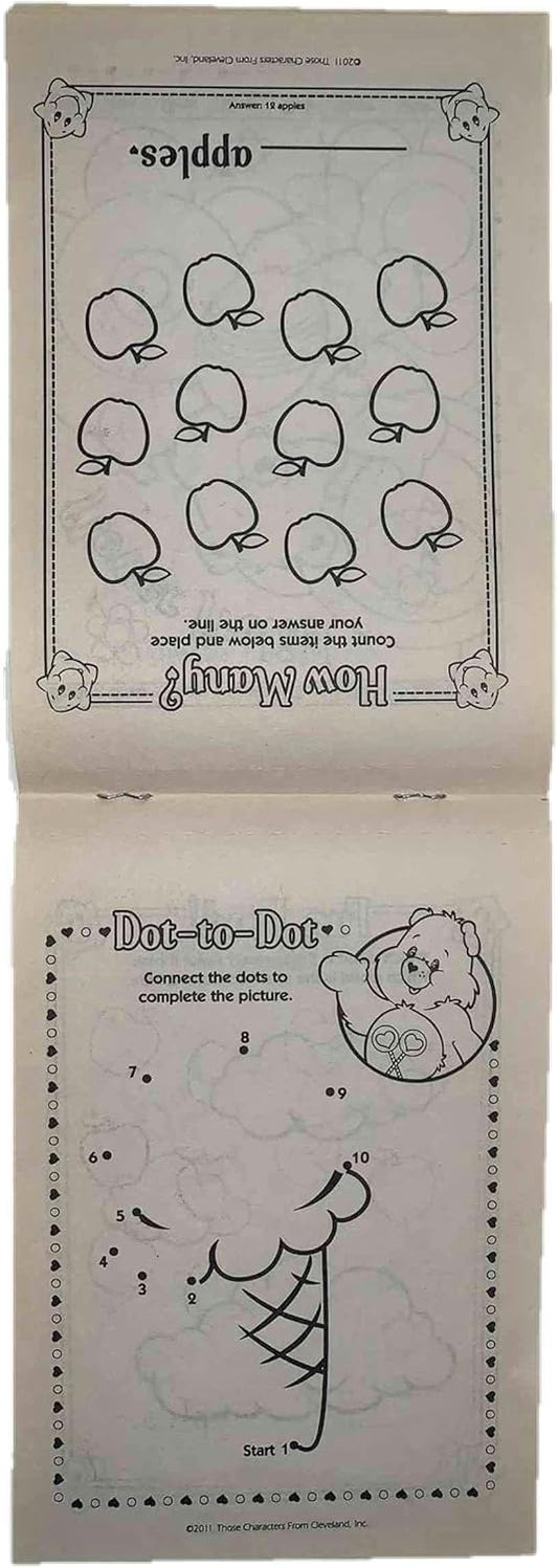 Care Bears Coloring and Activity Pad 3 Pack, Bear Time for All