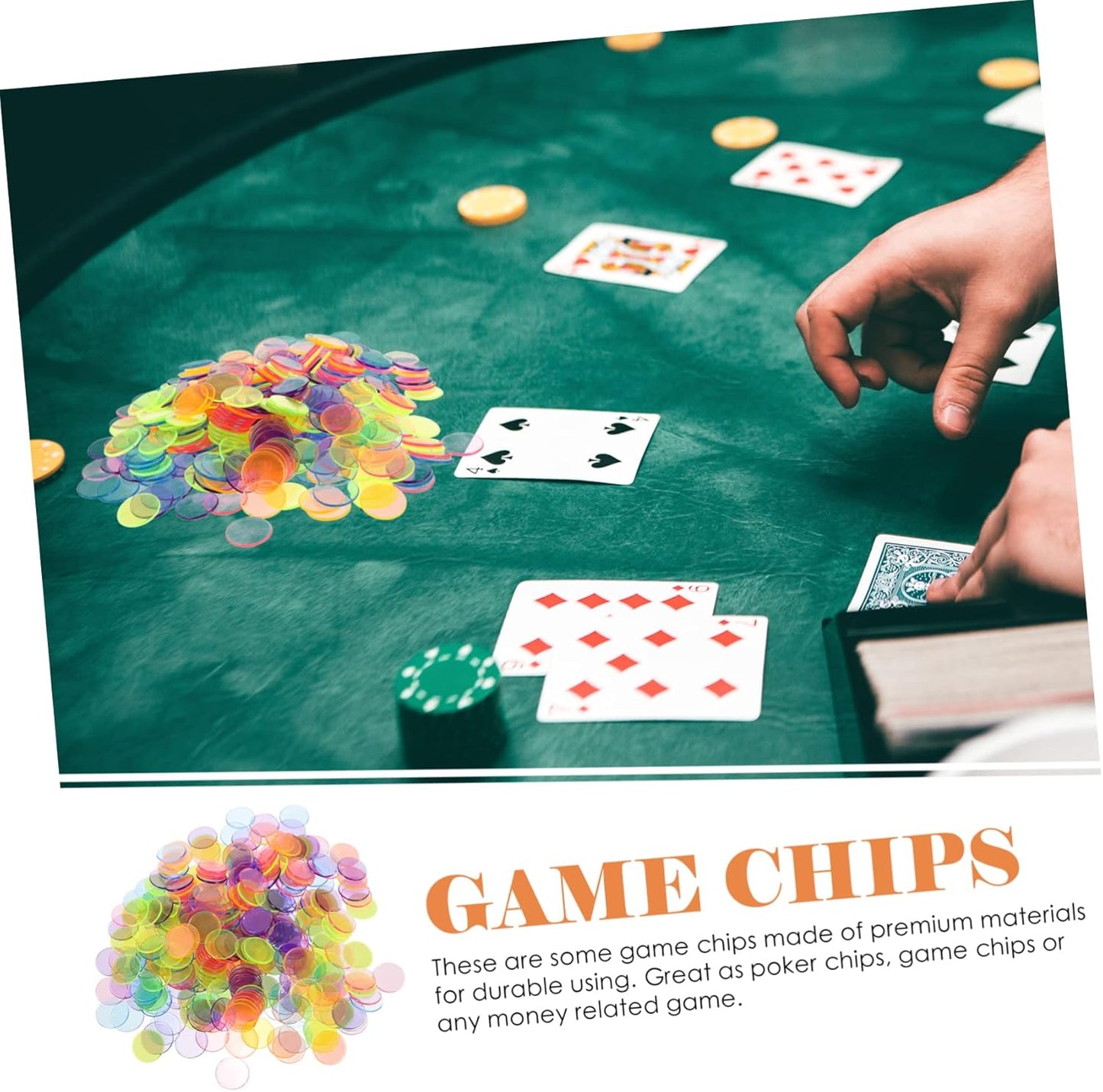300pcs Bingo Counting Chips Markers for Gaming Parties Educational Activities Lightweight Convenient Bingo Game Props for Family Fun