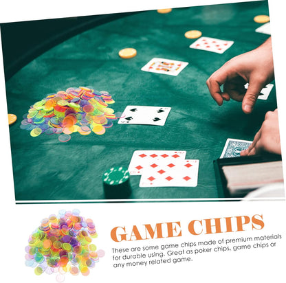 300pcs Bingo Counting Chips Markers for Gaming Parties Educational Activities Lightweight Convenient Bingo Game Props for Family Fun