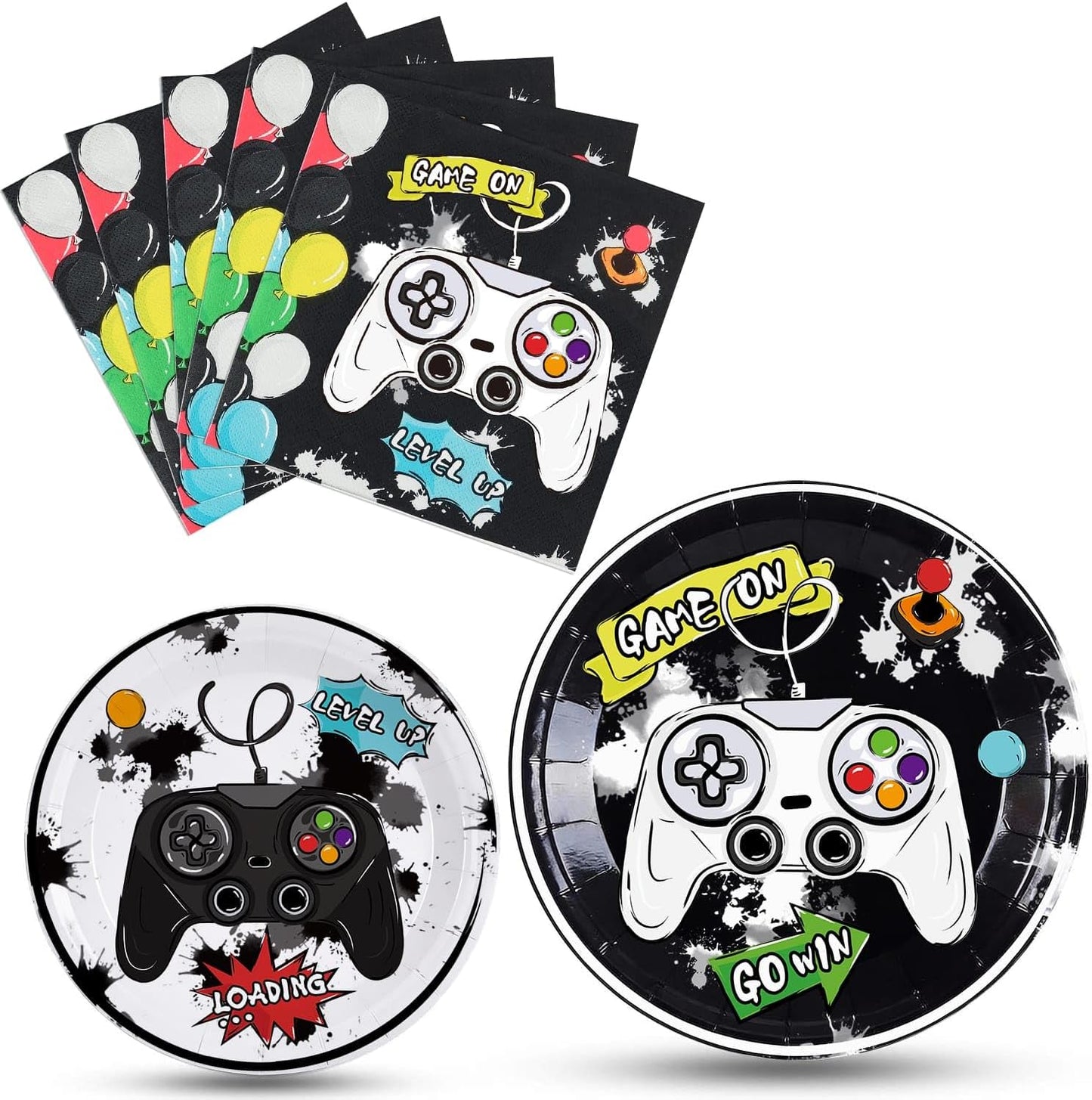WERNNSAI Science Party Decorations - 48 Pcs Science Plates and Napkins Mad Scientist Birthday Decoration Chemistry Party Plates Set Little Scientist Labratory Favors Serves 16 Guests