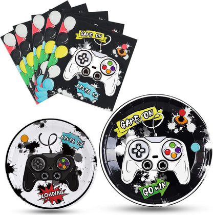 WERNNSAI Science Party Decorations - 48 Pcs Science Plates and Napkins Mad Scientist Birthday Decoration Chemistry Party Plates Set Little Scientist Labratory Favors Serves 16 Guests