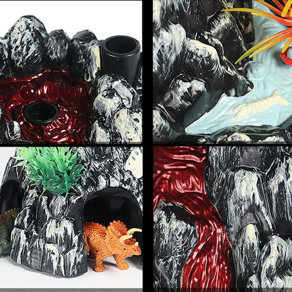 Electric Volcano Eruption Science Kit with Dinosaurs - STEM Toy for Kids Ages 6+