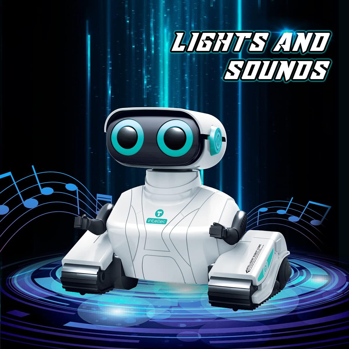 KaeKid Robots for Kids, 2.4Ghz Remote Control Robot Toys with LED Eyes & Flexible Arms, Dance & Sounds, RC Toys for 3 4 5 6 7 8 Year Old Boys Girls (Blue)