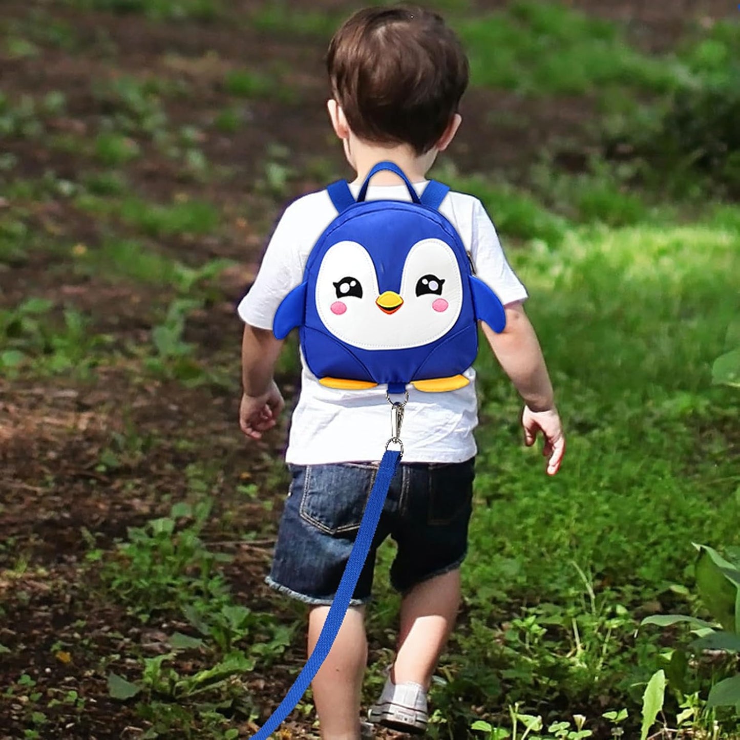 Accmor Toddler Harness Backpack Leash, Cute Dinosaur Backpacks with Anti Lost Wrist Link, Cute Mini Child Backpack Wristband Tether Strap and Protection Leashes for Boys Girls Aged 1-3 Years