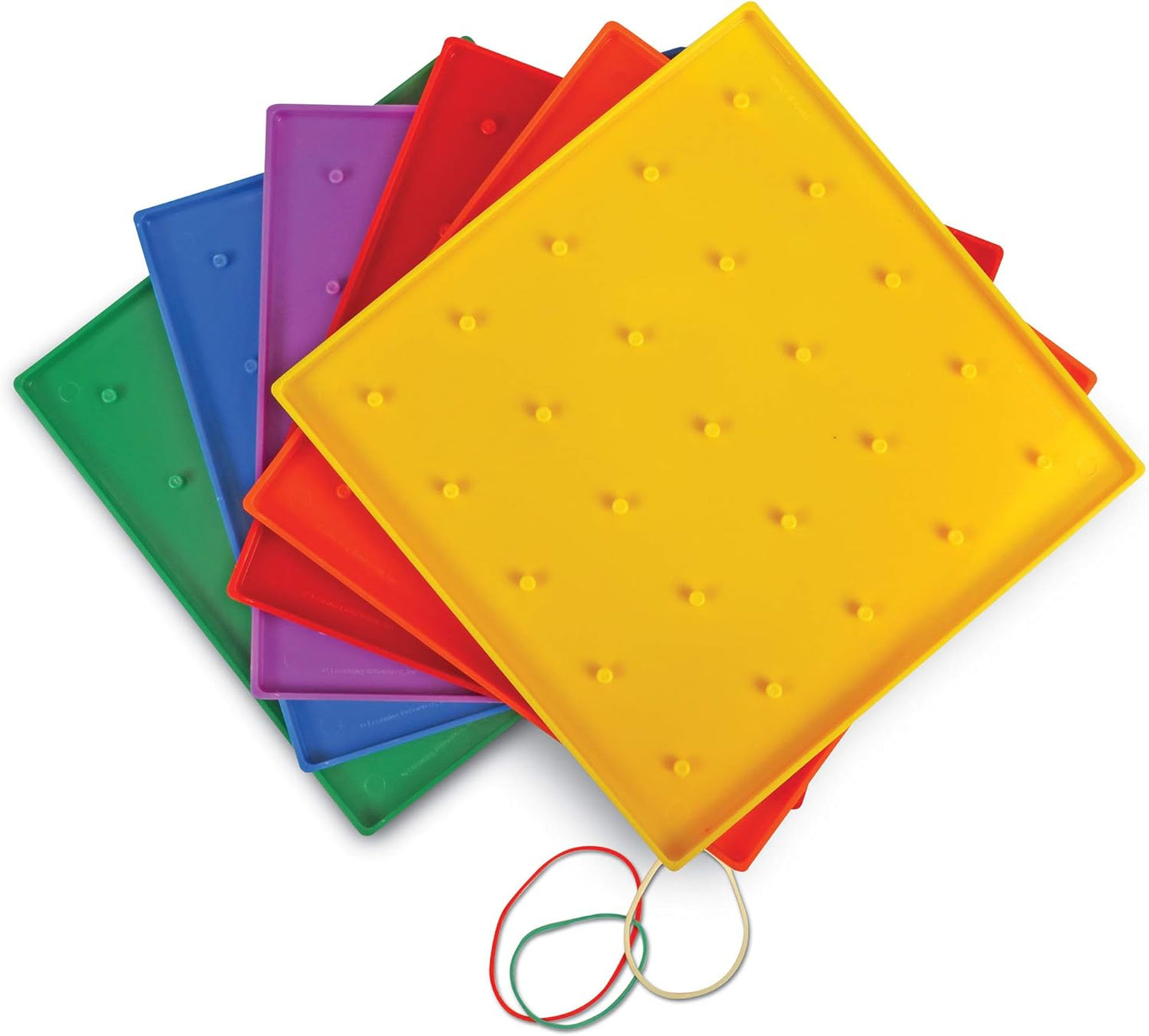 Learning Resources Classpack Geoboards, 7 Inches Each, Set of 10 Geoboards, Ages 5+