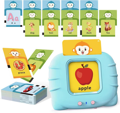 Toddler Girls Toys Talking Flash Cards-296 Sight Words, Educational Toys for 1 2 3 4 Year Old, Speech Therapy&Autism Learning Materials, Toddler Girlt Birthday Gift with Durable Cards