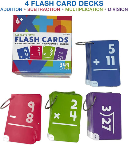 All Facts Math Flash Cards