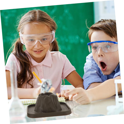 SEWACC 5pcs Volcanic Model School Figure Model Volcano Eruption Prop Science Kit for Kids Classroom Experiment