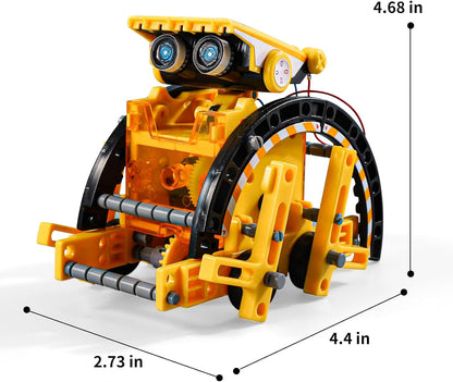 Lucky Doug Solar Power Robot Building Kits Toys for Boys Girls Ages 8-13, STEM Kit Gifts for Kids 8 9 10 11 12 13 Years, DIY Educational Science Building Robotic Set Gifts for Teenagers