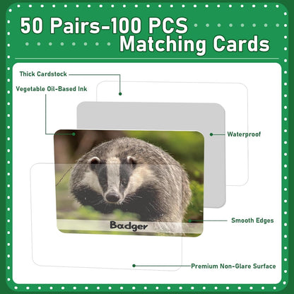 gisgfim 100 PCS Memory Matching Game Famous Paintings Concentration Memory Card for Adults Learning Educational Game A Fun & Fast Artworks Theme Matching Games