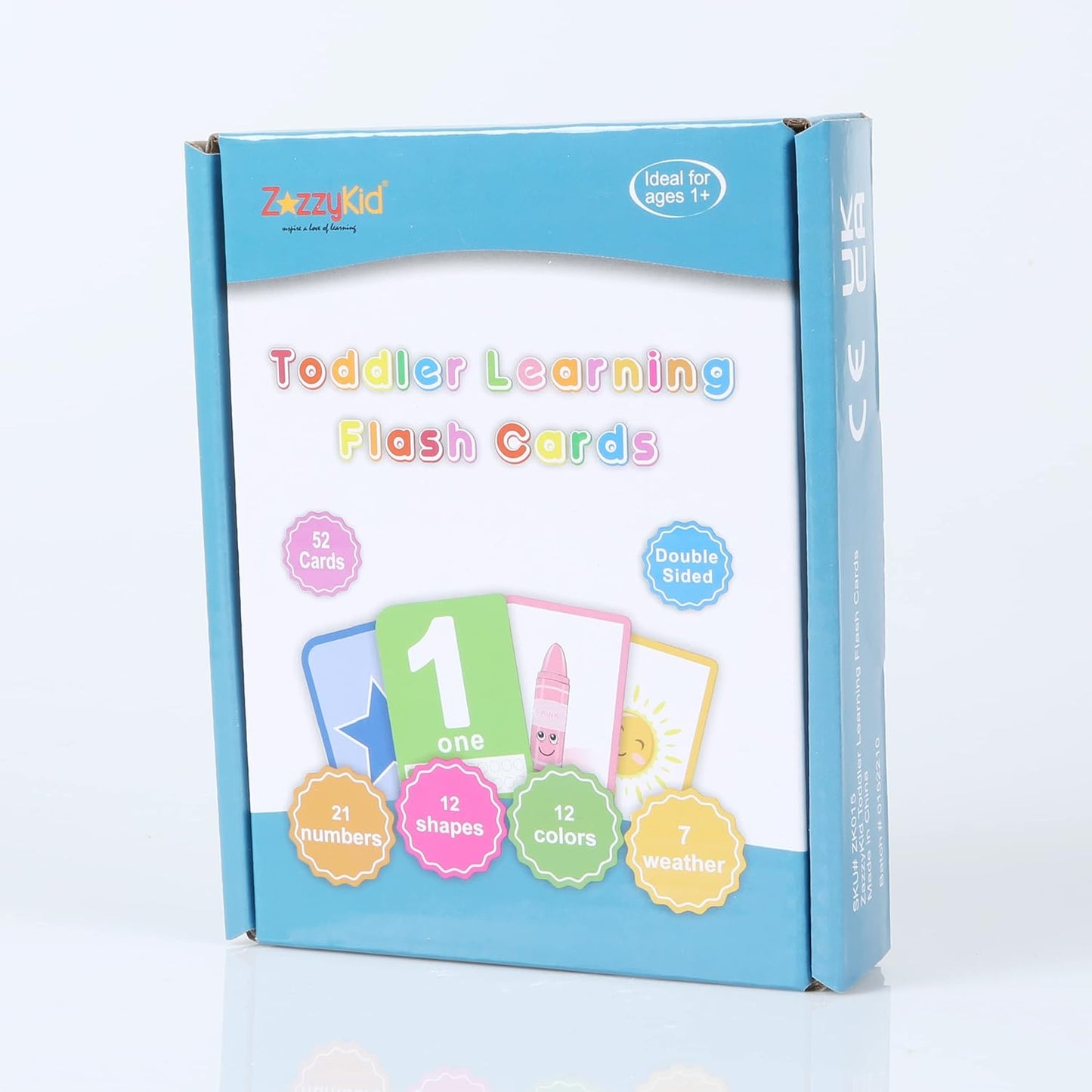 Alphabet Flash Cards for Toddlers: Teach Toddler ABC Letters & Words, 52 Double-Sided Uppercase and Lowercase Letters Cards - Preschool Learning