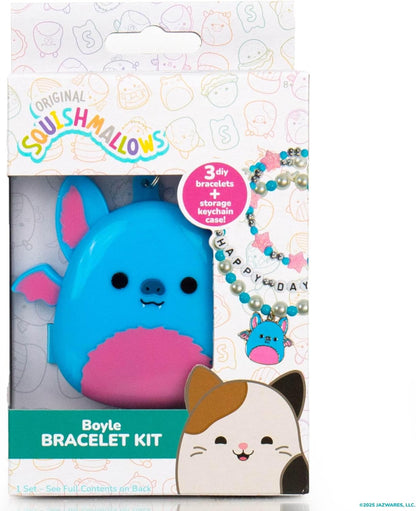 Original Squishmallows Archie The Axolotl Bracelet Kit, Friendship Bracelet Kit, Charm Bracelet Making Kit, Gifts for Girls, Squishmallows for Boys, Craft Kits