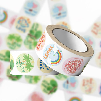 Chemistry Stickers Roll for Kids, Science Lab Experiment Stickers, 1000PCS 2 Rolls Chemical Lab Reward Labels, 10 Styles Classroom Teacher Supplies STEM Party Favors