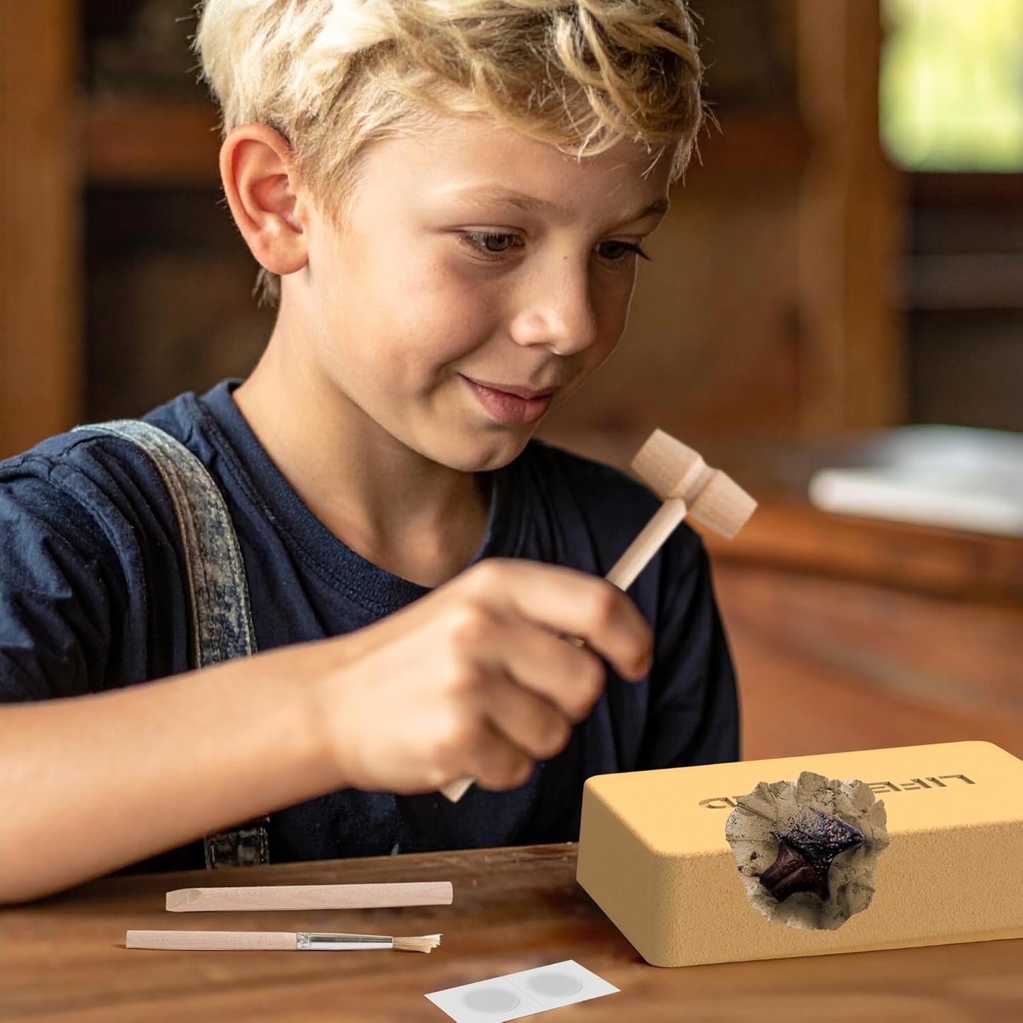 Dinosaur Dig Kit - Excavate 2 Life-Sized Fossils (T.Rex Claw & Ankylosaurus Spine) - STEM Authenticated Science Toy with Tools & Display Frame - Gifts for Boys & Girls Ages 6-12