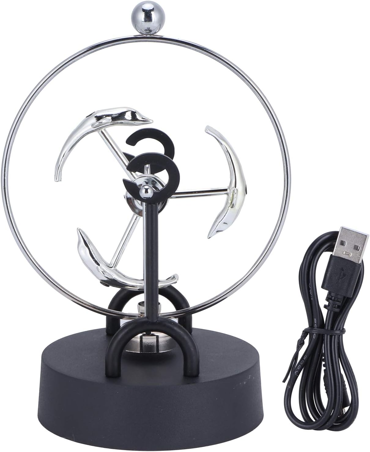 Perpetual Motion, Magnetic Levitation Physical Science, Cute Dolphin Modeling, for Home Decoration, Festival Gifts