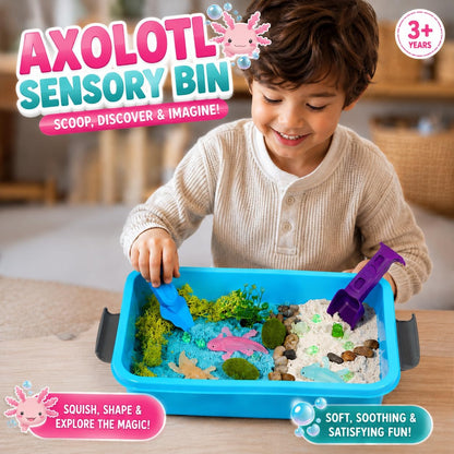 AGENTLAN Ocean Sensory Bin, Ocean Sensory Water Toys with Sea Animal for Toddlers Boys and Girls, Kids Toys Gift Sand Box for Age 3 4 5 6 7 8