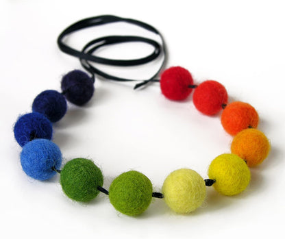 Glaciart One Felt Wool Balls, Felt Pom Poms (40 Pieces) 2 Centimeters - 0.8 Inch, Handmade Felted Green Colors - Bulk Small Puff for Felting and Garland