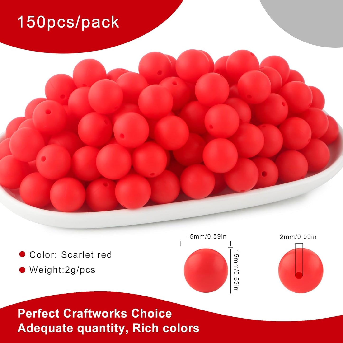 65Pcs 19mm Silicone Beads for Keychain Making Bracelet Necklace, Bulk Round Silicone Beads for Pens（Christmas Green） - Colors B