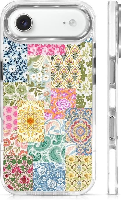 for iPhone 17 Pro Max Case [Compatible with Magsafe],Girls Women Clear Magnetic Case Silicone Shockproof Protective Cover with Pattern Colorful Motivational Letters