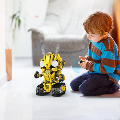 5 in 1 STEM RC Robot Building Kit, 673PCS Remote & App Controlled Jets Building Blocks Set, Robotic Technic Creative Toys, DIY Build Learning for Boys Girls Age 6 7 8 9 10 11 12