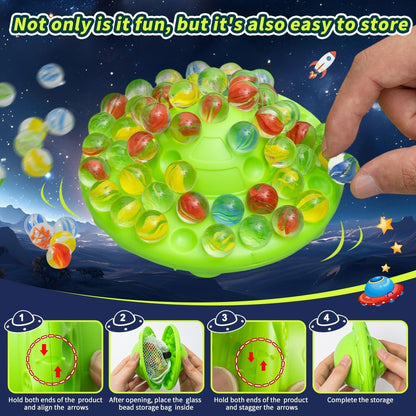 Family & Party Fun Pinball Table -Beigewith Colorful Balls, Portable Home & Birthday Parties, and Social Gatherings, Party Game Board | Playful Design | Durable Game Board, Pinball Machine