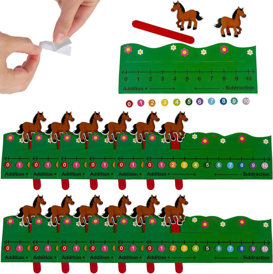 Fun Express Number Line Educational Craft Kit - Makes 12
