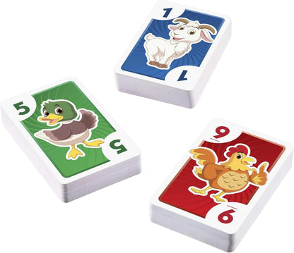 Mattel Games Skip Bo Junior Card Game in with 2 Levels of Play, 112 Cards, Sequencing Entertainment for 2 to 4 Players Ages 5 Years & Older