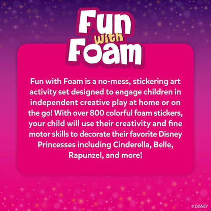 Skillmatics Foam Sticker Art Activity - Animals, Mess-Free Fun for Kids, 800+ 3D Foam Stickers, DIY Felt Craft Kits, Gifts for Boys & Girls Ages 3, 4, 5, 6, 7
