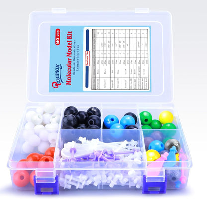 Chemistry Molecular Model Kit (136 Pcs) for Student and Teacher,Organic and Inorganic Chemical Learning Set,Motivate Enthusiasm for Learning Chemistry and Raising Space Imagination