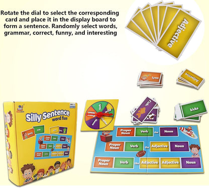 Sentence Building for Kids Sight Words Games Grammar Sentence Building The Fidget Game Sight Words Speak and Spell Speech Therapy Materials