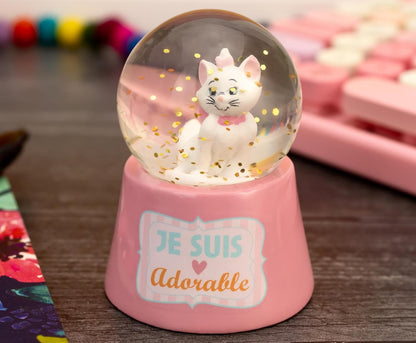 Silver Buffalo Disney Mickey and Friends Mini Light Up Snow Globe│Minnie Mouse│3.8 Inches Tall, 45mm (Small)