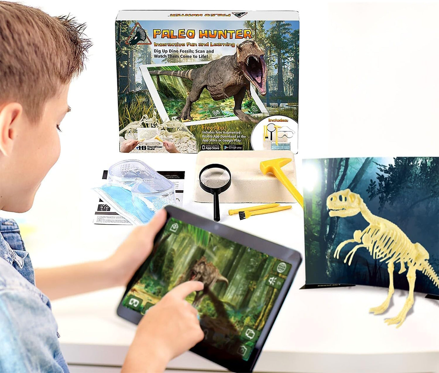 HamiltonBuhl STEAM Education Paleo Hunter Dig Kit - Velociraptor Rex