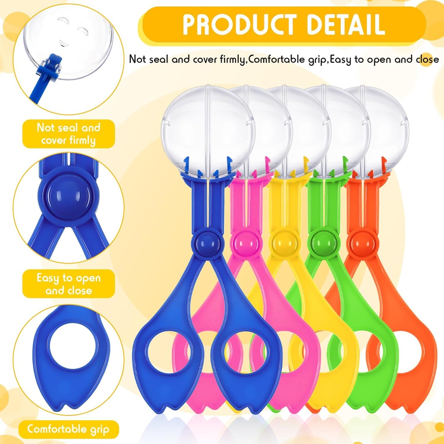 WILLBOND 24 Pcs Handy Scoopers Tongs Tweezers Scissors Multifunctional Exploration Outdoor Tools Nature Fine Motor Sensory Table Toys