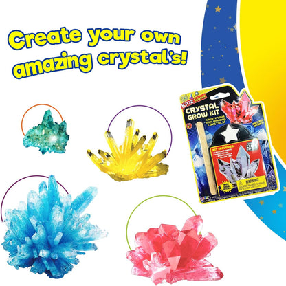 Kidz Science Crystal Grow Kit (12 Crystal Kits) by 2GoodShop. DIY STEM Learning Toys for Kids. Growing Gemstone & Crystals. Cool Educational Science Gifts for Boys & Girls. 5423-12